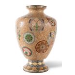 Cloisonné vase, Japan, 19th Century, H cm 47