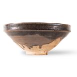 Earthenware bowl, typical style of Song Dynasty (960 AD-1279 AD). China, H cm 8, diameter cm 18