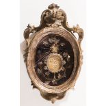 Silver filigree Relic, silvered frame, 18th Century