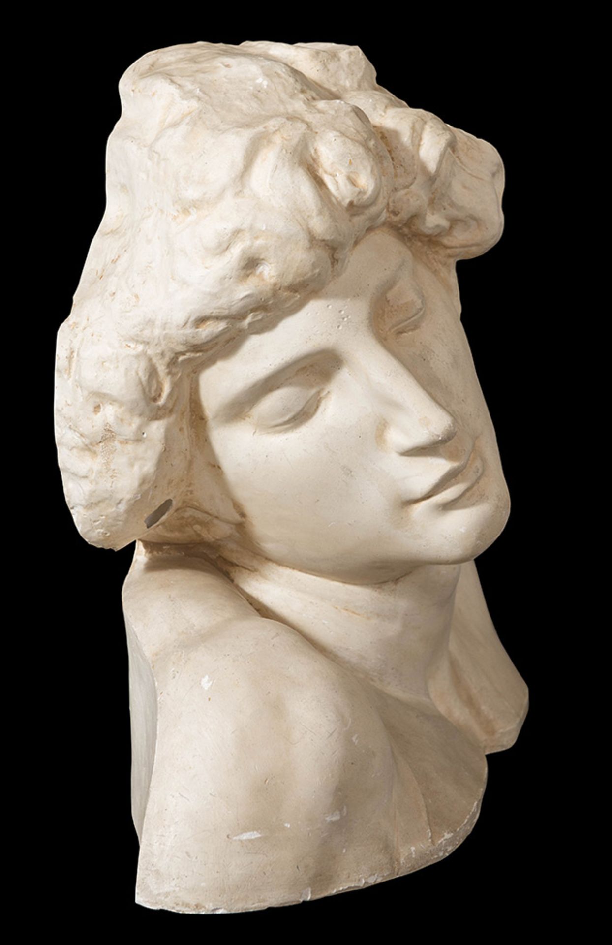 Plaster bust of the 20th Century, "Lo schiavo morente" - Image 2 of 2