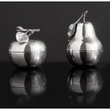 Silver apple and pear.