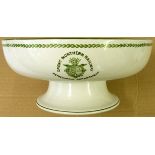 “GREAT NORTHERN RAILWAY” china fruit bowl Has GNR coat of arms and legend to the front edge and also