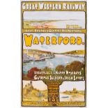 Poster GWR 'Waterford - Golf Racing & Seaside Recreation - Unsurpassed For Happy Holidays Glorious