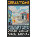 Romney Hythe & Dymchurch Poster 'Greatstone By The Romney Hythe & Dymchurch Railway World's Smallest