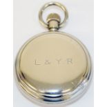 Lancashire & Yorkshire Railway Pocket Watch by Elgin. The 15 jewel 317 grade movement is clearly