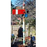 GWR/BR complete Home Signal including Post, Finial, Ladder, Lamp, Blade, Spectacle and operating