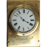 London and Birmingham Railway Guards watch By Joseph Fenn of London. A brass and mahogany cased