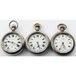 A trio of Railway Pocket Watches to include: LNER Pocketwatch