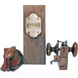 GWR Toilet Door Locks and Knobs qty 2. All stamped GWR in original condition. As well as a similar