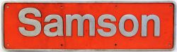 Nameplate Samson. Ex British Railways class 47 number D1674 built Crewe April 1965 and allocated