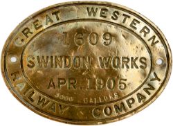 GWR Brass 1609