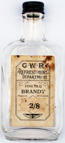 GWR brandy bottle