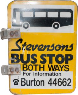 Stevensons Bus Stop Both Ways Burton