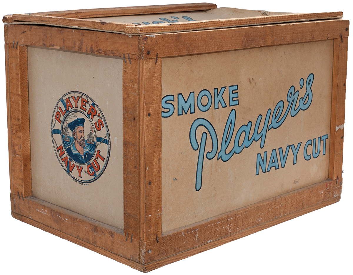 Players wood/card delivery crate