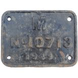 M No 10713 1949