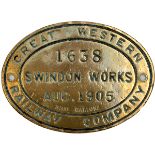 GWR Brass 1638