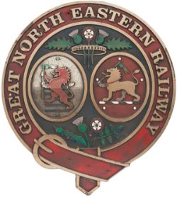 GNER Brass Crest