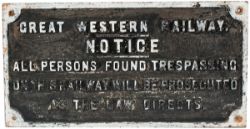 GWR small Trespass