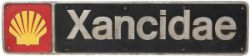 Nameplate XANCIDAE ex class 47 47010 which was named without ceremony at Crewe Diesel TMD in May