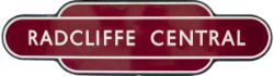 Totem BR(M) FF RADCLIFFE CENTRAL from the former LYR station between Whitefield and Bury. In good