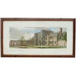 Carriage Print ST.OSYTH PRIORY, Near CLACTON-ON-SEA, ESSEX by F.W. BALDWIN. View of the priory and