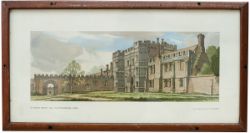 Carriage Print ST.OSYTH PRIORY, Near CLACTON-ON-SEA, ESSEX by F.W. BALDWIN. View of the priory and