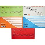 Carriage print route diagrams x5 all for the MANCHESTER BURY LINE. All in good condition ready to