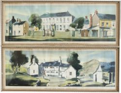Carriage prints, a pair, both in modern glazed frames by Ronald A. Maddox. One WORDSWORTH HOUSE