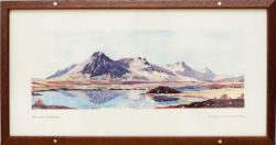 Carriage Print BEN LOYAL, SUTHERLAND by W Douglas Macleod from the Scottish Region series of 1956.