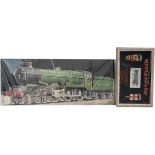 GWR wooden jigsaw by Chad Valley KING GEORGE V, 150 pieces with original black label box. Jigsaw