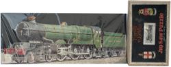 GWR wooden jigsaw by Chad Valley KING GEORGE V, 150 pieces with original black label box. Jigsaw
