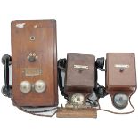 GWR telephone with rotary switch, with card notice WEST SECTION CONTROL NO1, EAST SECTION CONTROL