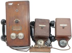 GWR telephone with rotary switch, with card notice WEST SECTION CONTROL NO1, EAST SECTION CONTROL