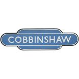 Totem BR(Sc) FF COBINSHAW from the former Caledonian station between Edinburgh and Carstairs. In