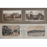 LBSCR carriage prints a pair consisting of ALFRISTON and RYE in original card mount titled