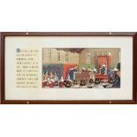 Carriage Print EDWARD I, PARLIAMENT AT ASHRIDGE, BERKHAMSTED, HERTS... by Sawyer from the LMR