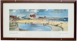 Carriage Print GORLESTON, NORFOLK by Fred Donald Blake R.I. from the LNER Post-War Series, around