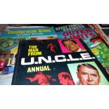 Books: TV related mid 1960's annuals, 7 books. RRP £100