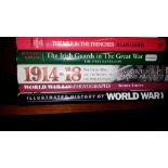 Books: Military, 1st World War. 9 books. RRP £150.