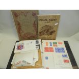 A quantity of Commonwealth stamps to three albums, additional loose stamps and first day covers.