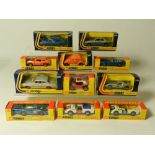 Eleven boxed Corgi 1970s models in original packaging,