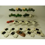 A quantity of unboxed Corgi models both restored and unrestored to include 17 Lotus Elan models and