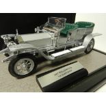 A Franklin mint model of a 1907 Rolls Royce Silver Ghost in 1/24 scale,