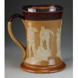 A Doulton Lambeth stoneware mug, early 20th century,