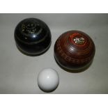 Two sets of bowls