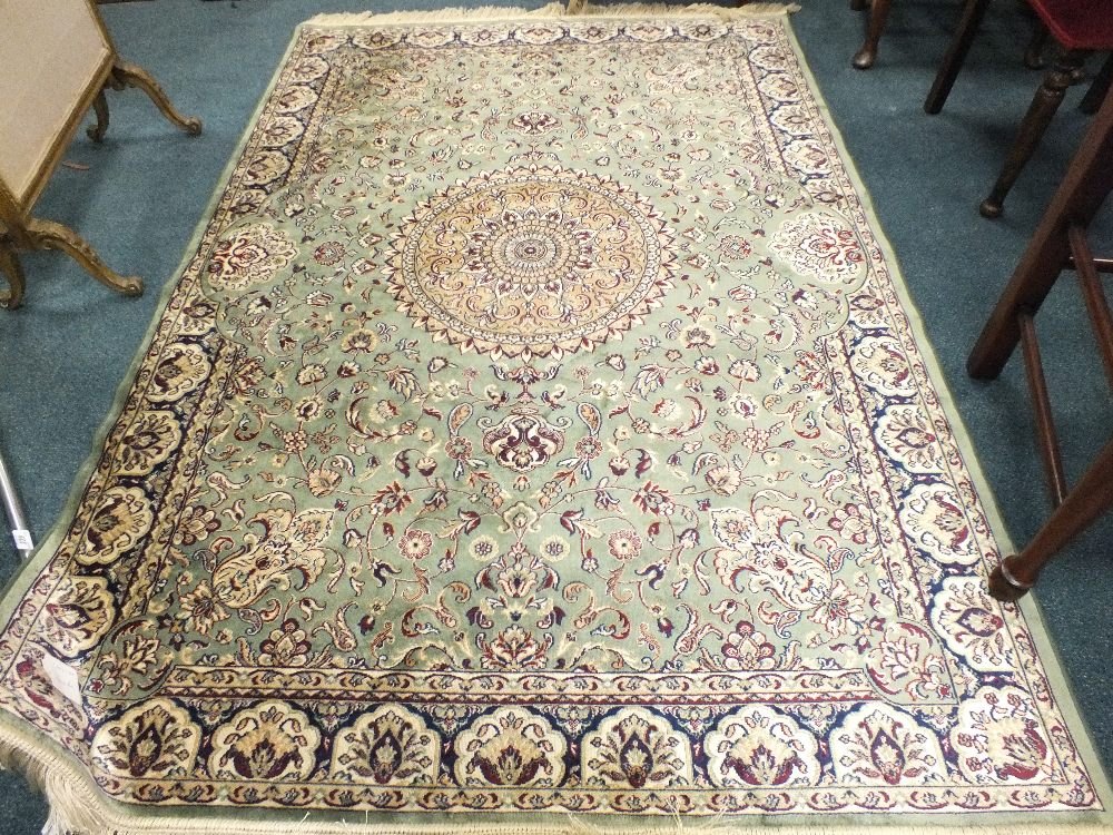 A Keshan style rug approximately 2m x 1.