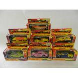 Seven boxed Matchbox "Speed Kings" models in first type window boxes,
