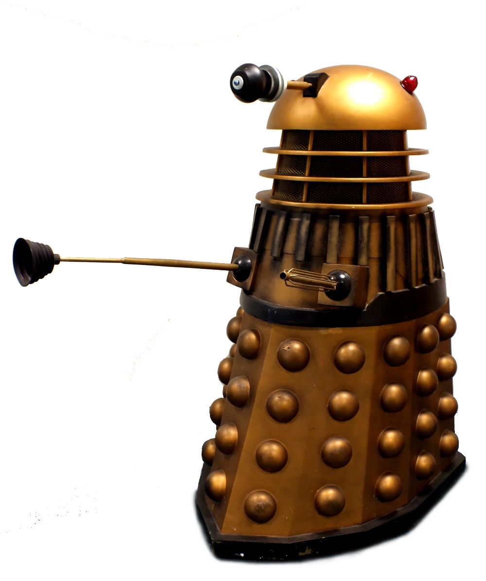 A life size model of a Dalek,