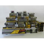 A mixed quantity of N Gauge items by Graham Farish to include eight Art Deco buildings,