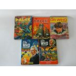 A collection of 15 Dr Who annuals to include very early editions,